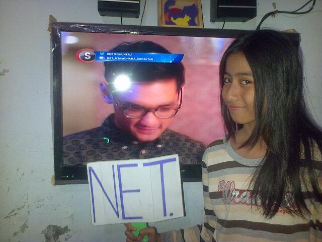 Melisa_amalia99's tweet image. @netmediatama #NETMILIUNER_1 clue:S foto bareng idolaku afgan di #SarahSechan_NET