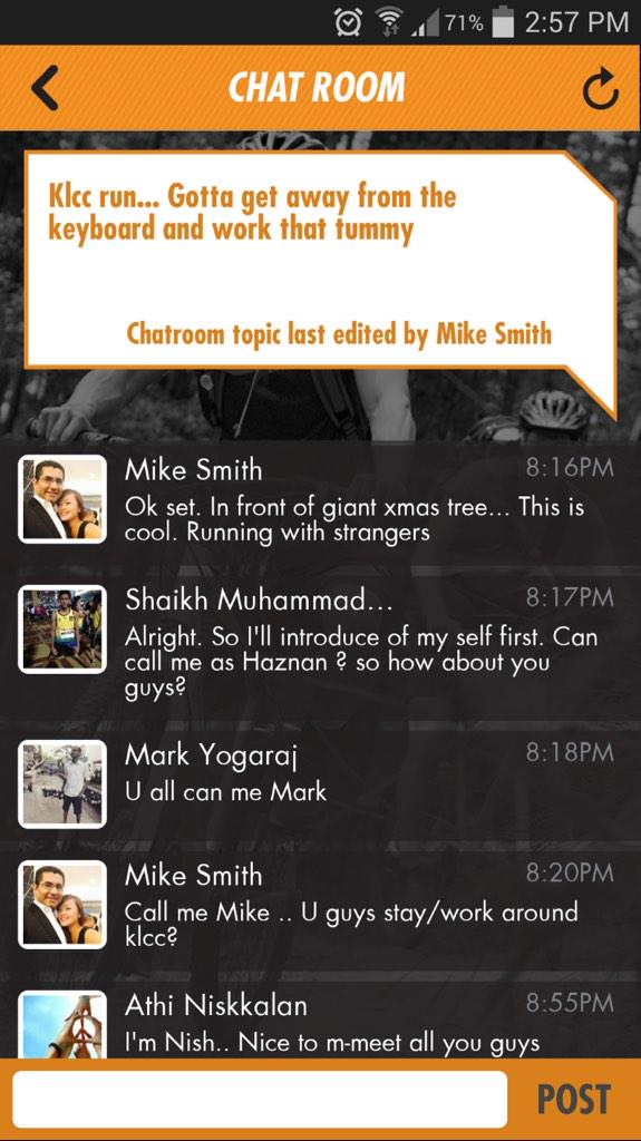 dimishtra's tweet photo. This conversation right here is really what #FitMalaysia is all about. @ONz4Sports @FitMalaysians http://t.co/6t9hUiA7PV