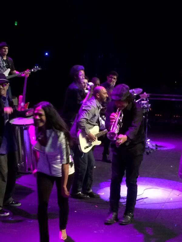 Happy Bday to Sheila E.(scovedo) Having fun  benefitw/ Gus,Ari,Caleb & 