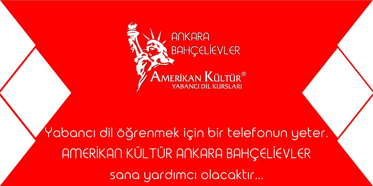 Yabancı dil eğitimi için artık fazla uzağa gitmenize gerek yok...
Aşkaabat Cad. 61.Sokak No: 25 Bahçelievler /ANKARA