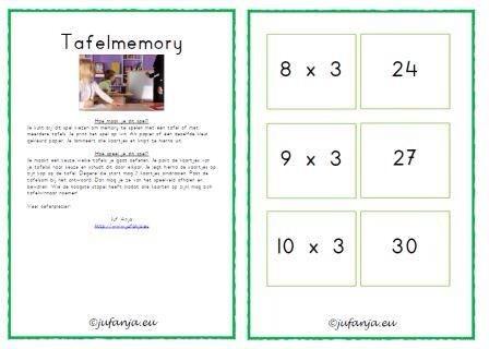 Tip #928: tafelmemory jufanja.eu/tafelmemory/