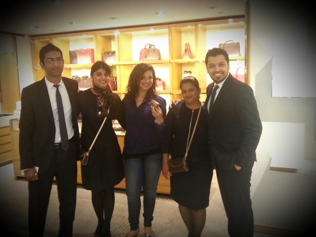 Sambhavna Seth on X: With@Louis Vuitton staff