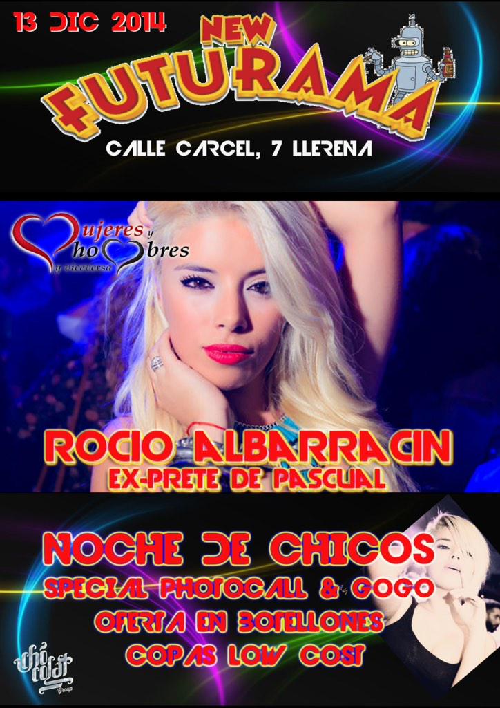 chocolate_gr's tweet photo. @ro_albarracin @Popichaplin @EXTREMANIGHT No Faltes a esta cita... http://t.co/Jbso6FJ1lu