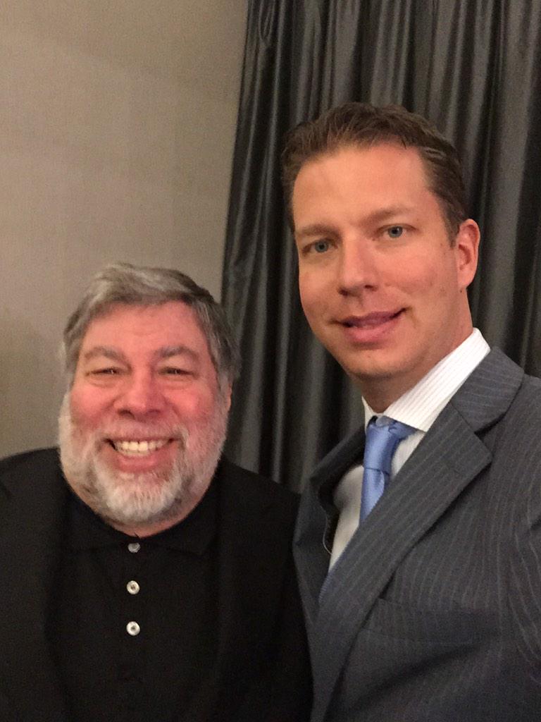 JTFoxx's tweet photo. Me and Buddy @stevewoz Apple co-Founder @MegaPartnering #MegaPartnering http://t.co/Sorpd4HgbZ