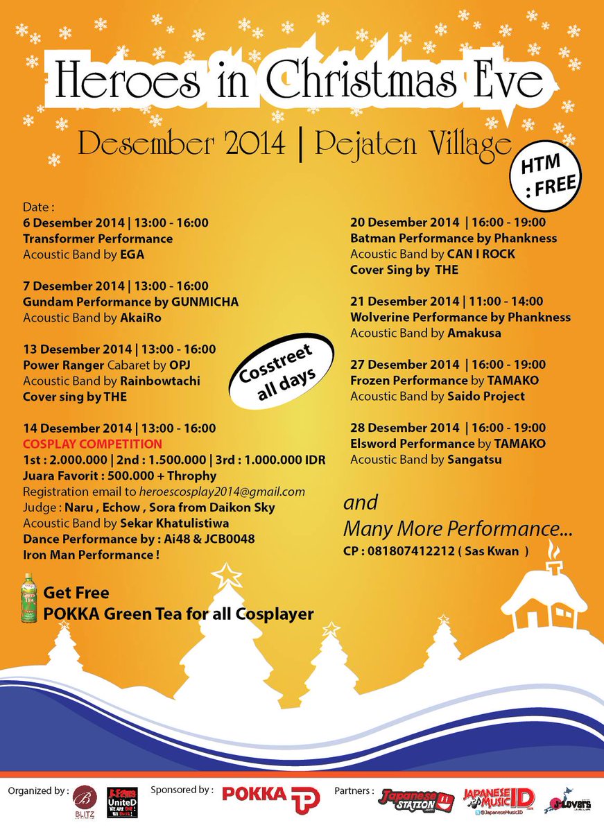 hari ini siapa yg ke "Heroes in Christmas Eve" di Pejaten Village~!! <a href="/Blitz_eo/">BLITZ E.O</a> <a href="/JFANSUNITED/">JFANSUNITED</a>