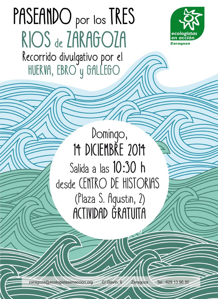 arainfonoticias's tweet image. Este domingo: Paseando entre ríos -Uerva, Ebro y Galligo en #Zaragoza- con @ecologistas. Salida 10.30h en @chzgz