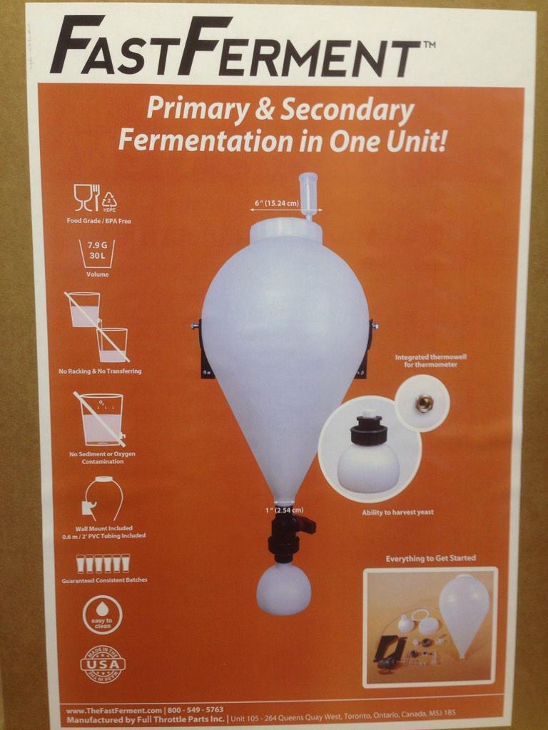 New product: Fast Ferment fermenters. Wall mount or free standing option. #homebrewing #homebrew