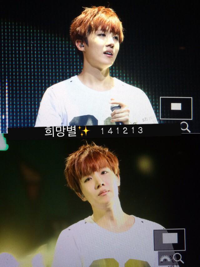 jhopestar's tweet photo. 141213 TRB in 싱가폴 @BTS_twt 
#방탄소년단 #제이홉 #호석 
우리 가수홉이!!! 세젤멋!! http://t.co/B160ffGJdt