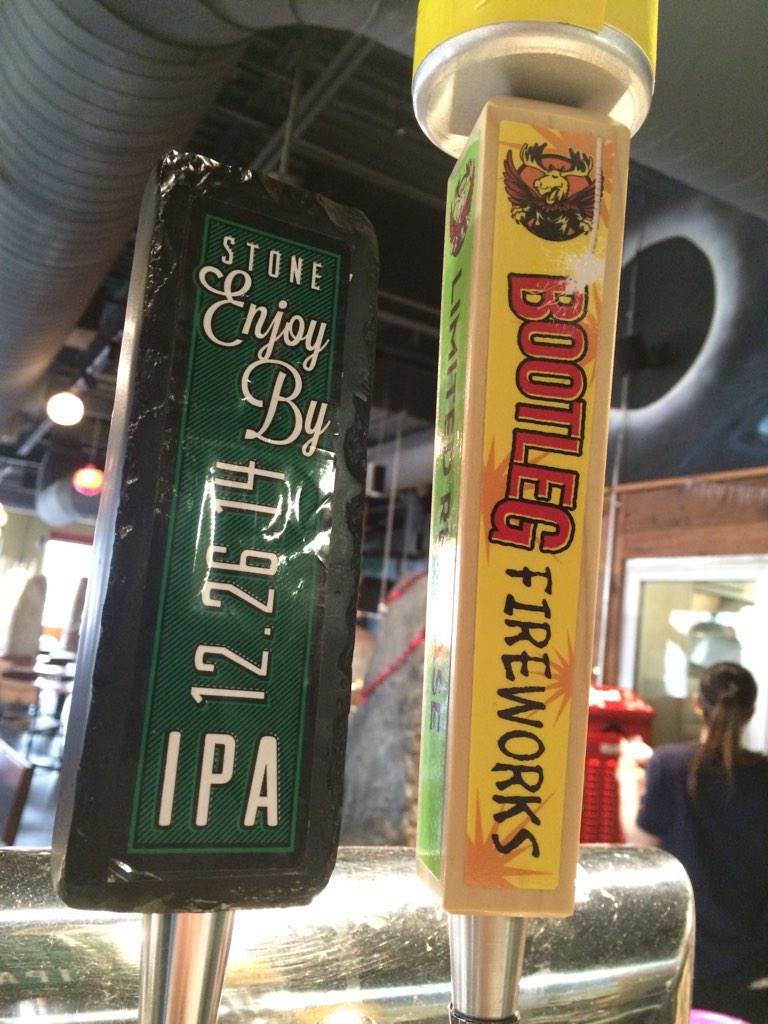 Double IPA Saturday!  We got another keg of @StoneBrewingCo Enjoy By 12.26.14 yesterday!  Come and get some!!