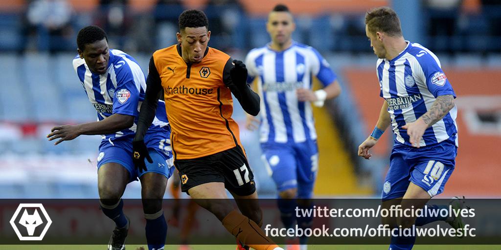 Wolves's tweet photo. PHOTO: Rajiv van La Parra takes the game to Sheffield Wednesday. #SWFCvWWFC http://t.co/vZAgSEVMrS