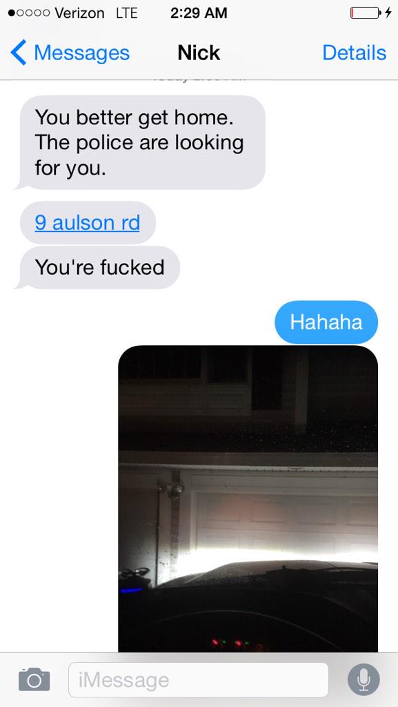 seancormier's tweet photo. Haha cool nick http://t.co/s1UHc0fv1K