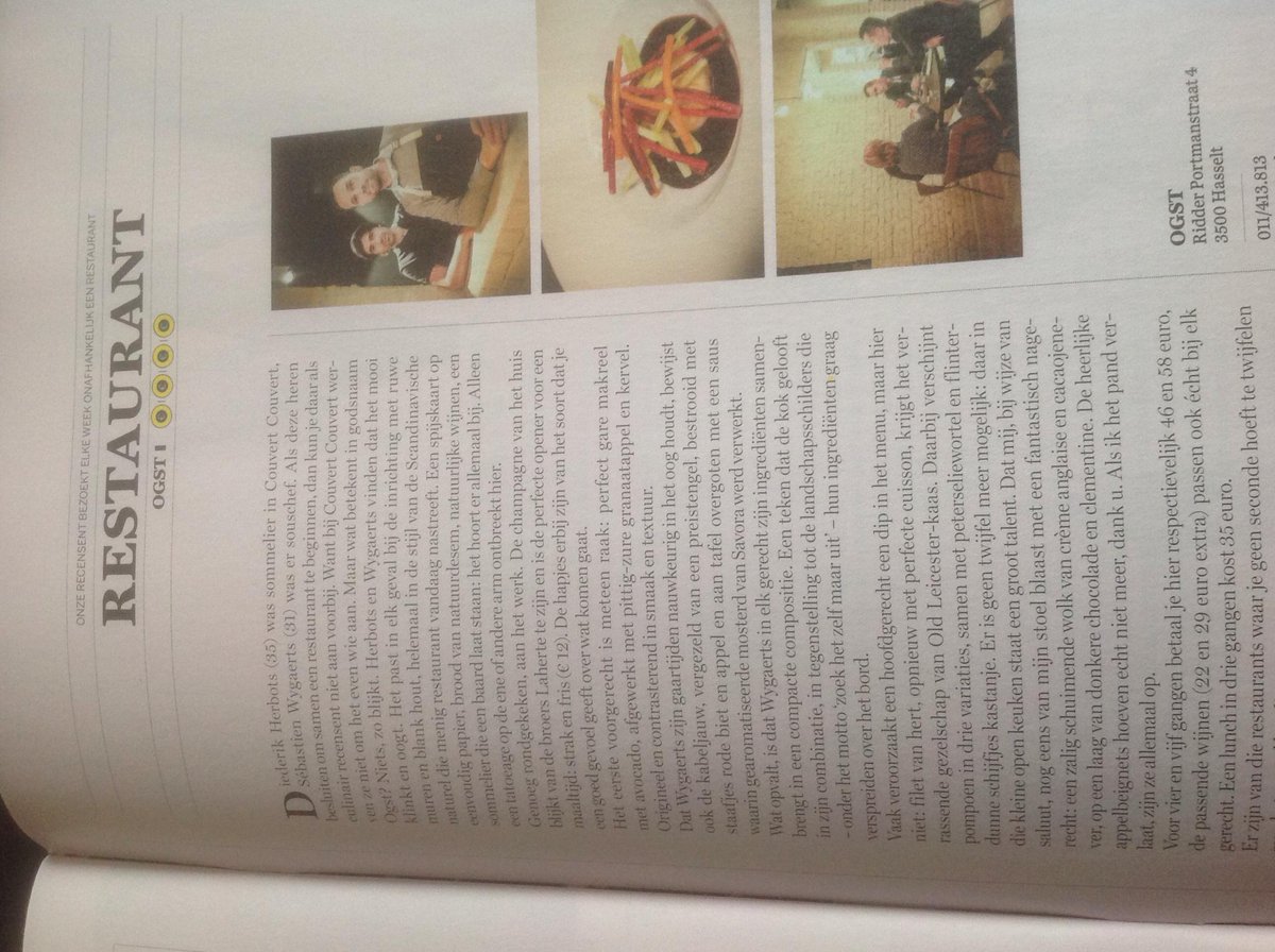 CardinaelsBert's tweet image. Proficiat Sebastien en Diederik #OGST voor jullie lovende #dsmagazine recensie.Limburg boven!