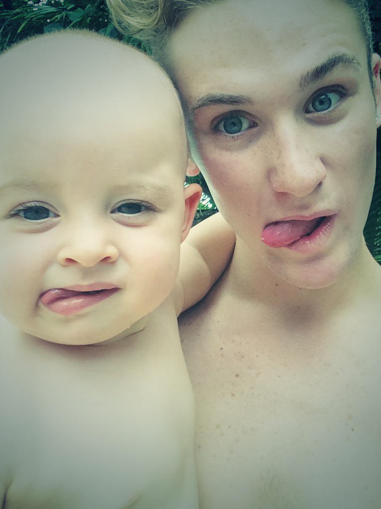 AncioVan's tweet photo. Another one of #BabyAnthony 😜😝😛 http://t.co/HmIzabXRru