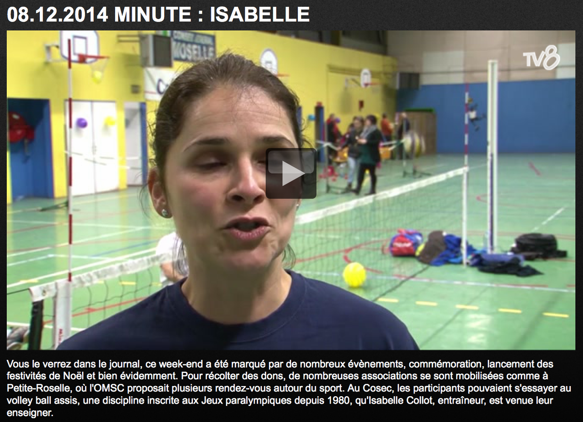 Listen to Isabelle Collot explaining that #sittingvolleyball is a sport for all!
tv8.fr/?key=1922
<a href="/ParaVolley/">World ParaVolley</a>