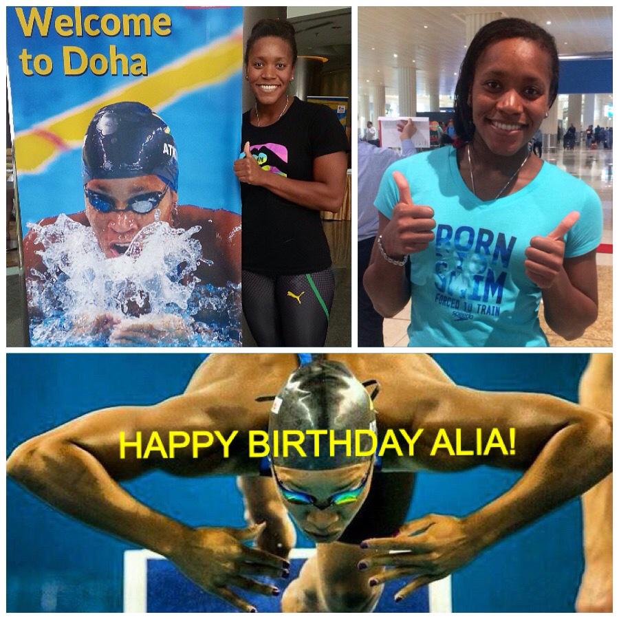 We would like to wish 100M World Champ Alia Atkinson Happy 26th Birthday!   