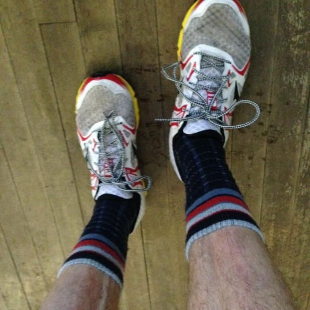 Today's run brought to you by <a href="/MizunoRunningON/">Mizuno</a> and @FarmToFeet shorts in December I love it.