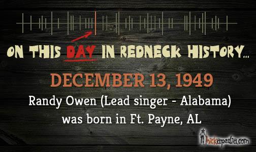 Happy birthday to Randy Owen!    
