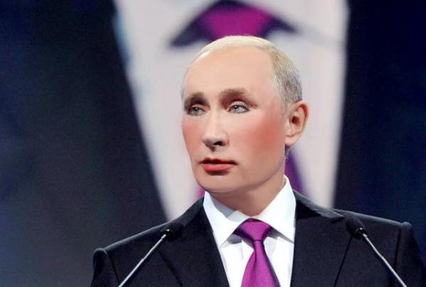 OpYuletree's tweet photo. Russian Premier forgets to cleanse, tone &amp; moisturise following a big night out at Trannyshack #operationyuletree http://t.co/WkH6NaOr29