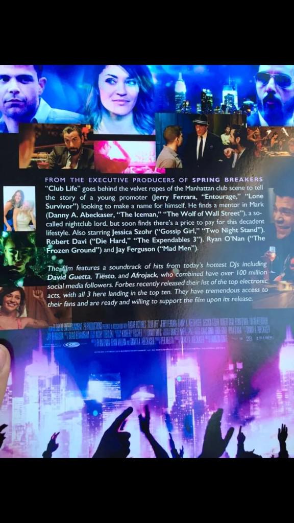 ClubLifeMovie's tweet image. RT if you can't wait for @ClubLifeMovie starring Jerry Ferrara, Jessica Szohr, Robert Davi and Danny A. Abeckaser