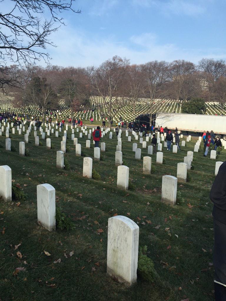 kins3lla's tweet photo. Thankful to be a small part in this day at Arlington to thank all those who have served our country #HHSInteract http://t.co/rdmWuK3v1V