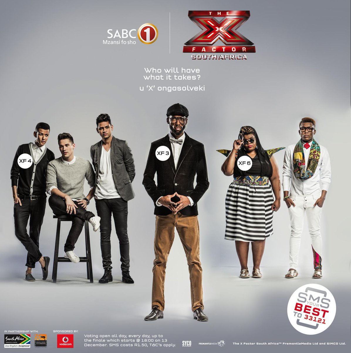 SAFourArmy's tweet photo. "@The_XFactorSA: Keep voting South Africa!!! πππππππ
#XFactorSA http://t.co/BFiVcUqbf8" COME ON #TheFOURCE ! #FourToWinXFactorSA