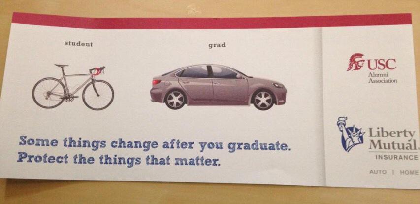 craigdietrich's tweet photo. Amen! MT @ejfbruins Can we talk about all the things that are wrong w/ this picture? @USCAlumni @USC @BikeUSC #bikeLA http://t.co/p0HrR0tV4v