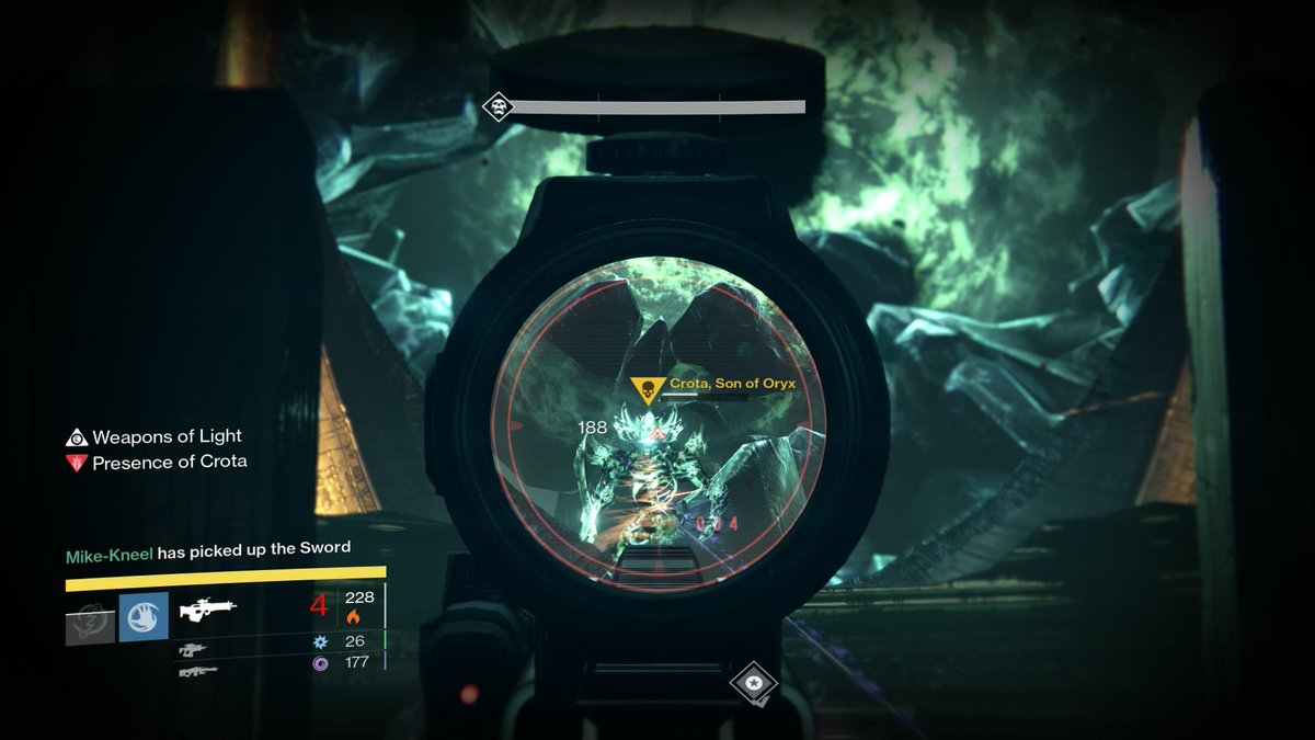 n1Asuka's tweet photo. There were many amused/frustrated laughs when that happened. #Destiny #RaidProblems http://t.co/DpkIbhASZQ