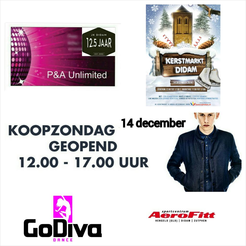 JKABSDidam's tweet image. Voor wie het nog niet weet 😊 #kerstmarkt en #koopzondag in #Didam.  DJ'S #P&amp;amp;AUnlimited in da house (1)