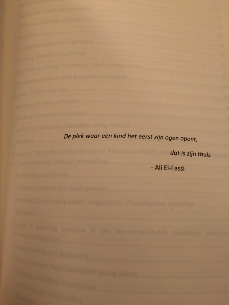 Dé quote van pa niet alleen vereeuwigd op het witte doek, maar ook in 'n onderzoek van Jacomijne Prins.. #trots