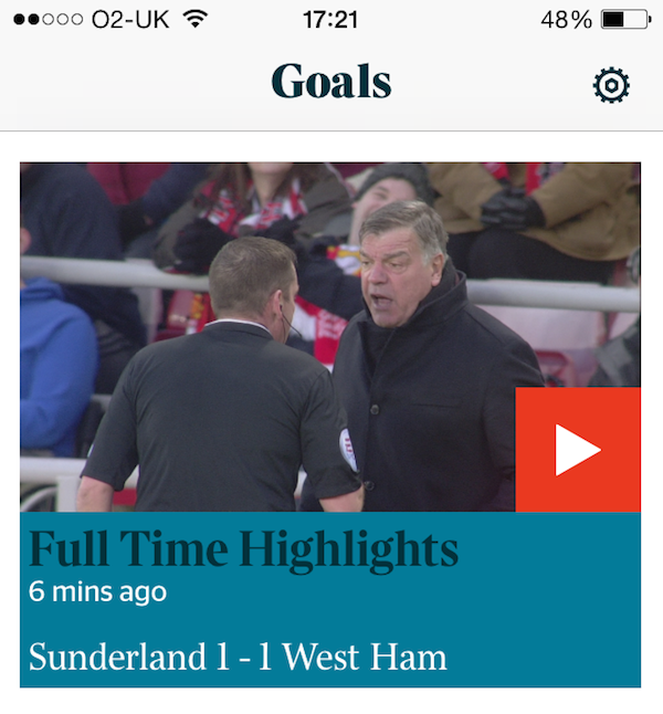 TimesSport's tweet photo. The #timesgoals have landed: watch today's action &amp; incidents in the smartphone app now http://t.co/2G8XkOVD0C http://t.co/WEu5bzlm5C