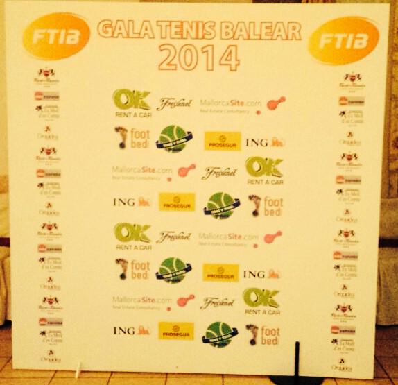 Últimos preparativos para la #GalaFTIB14 @tennisbalear...