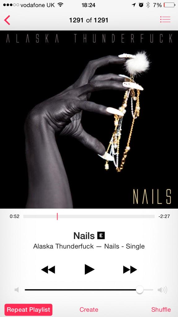 Hazza_b's tweet photo. It's been released!! And now it is on repeat 😊 #ifyou'renotwearingnailsyou'renotdoingdrag #xmasno1 @Alaska5000 http://t.co/8X1LyJefkX