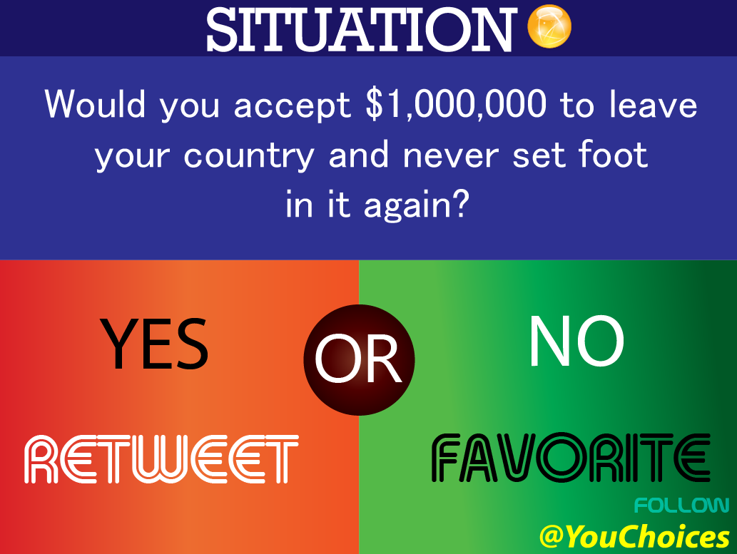 YouChoices's tweet photo. Would you? http://t.co/YeUtoQd9W7