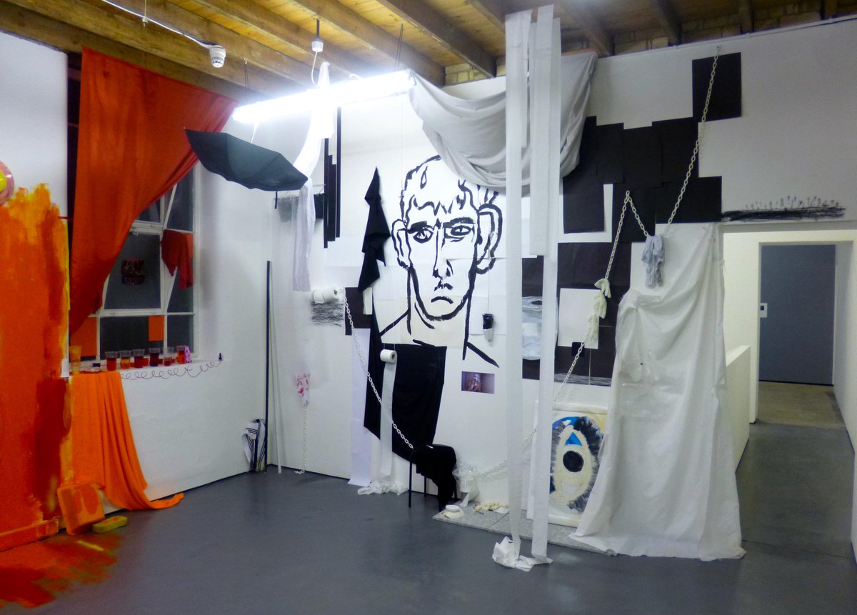 PaulKindersley's tweet photo. #TheArtisticProcess from inspiration to exhibition... in 4 easy stages... http://t.co/sVorXkOMoZ