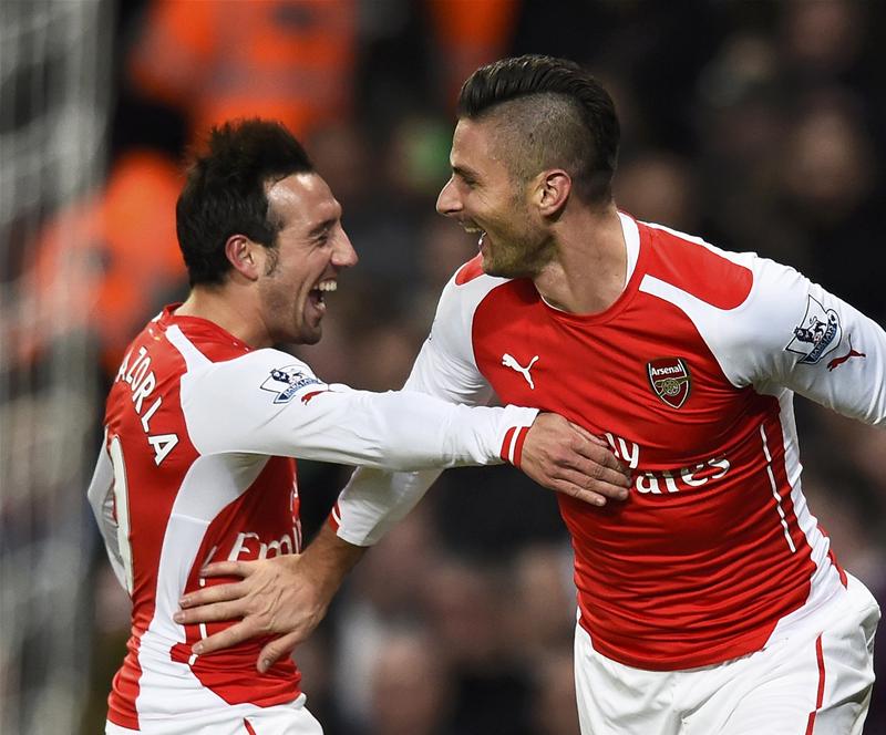 Santi Cazorla scores his second Premier League goal of the season on his 30th birthday! Many happy returs, Santi 