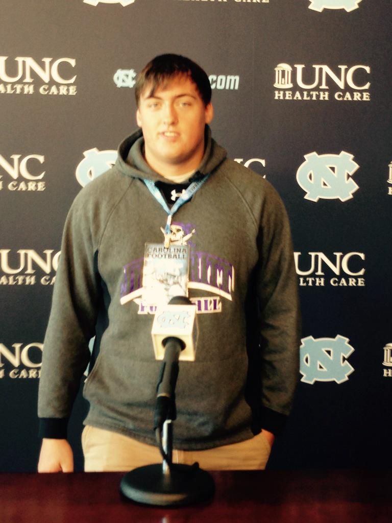 Jack Britt Football on Twitter: "'16 OL Karl Hofmeister visited #UNC