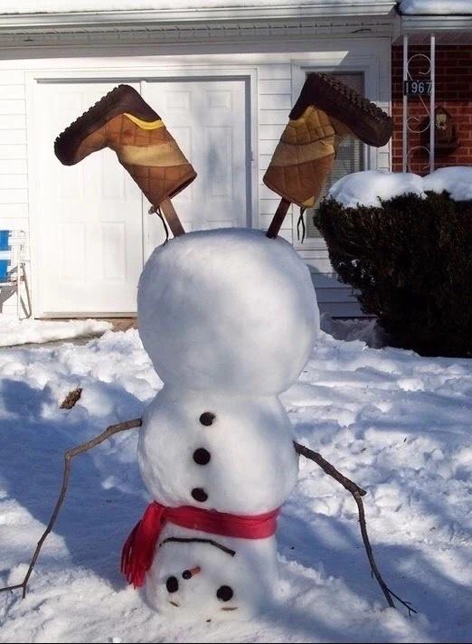 10. Great snowman. 