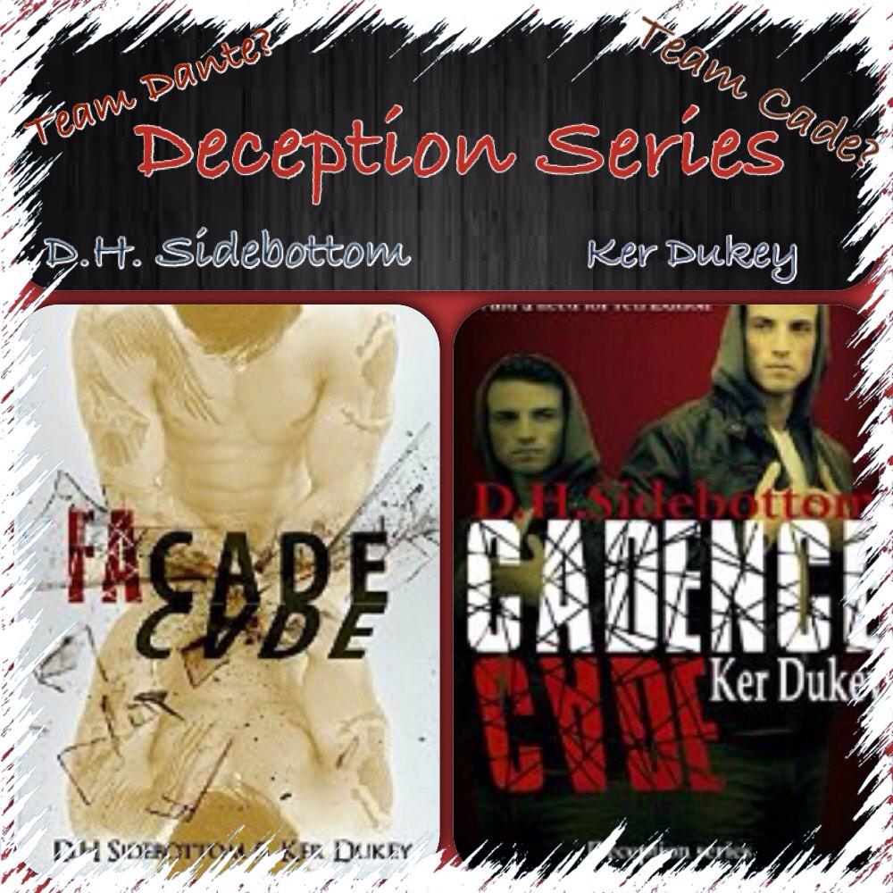 Emmalou41's tweet photo. #DeceptionSeries #Facade #Cadence both available NOW @KerDukeyauthor @theshadowsofsin loved both books #awesome http://t.co/N0cIDnU0M5