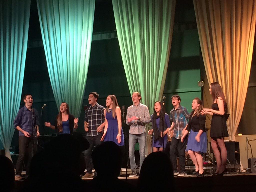 Dominion_Choir's tweet photo. Impossible to avoid getting pulled into a #Riptide of fun while watching the @dompellas! #BringIt2014 http://t.co/g7NIdncKC3