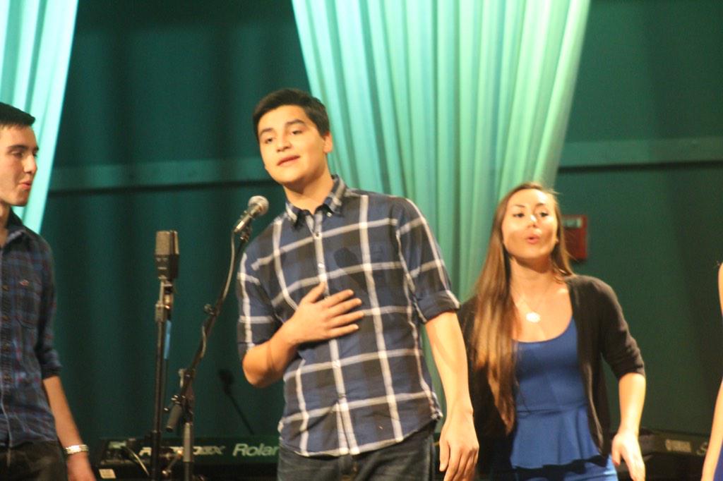 Dominion_Choir's tweet photo. Impossible to avoid getting pulled into a #Riptide of fun while watching the @dompellas! #BringIt2014 http://t.co/g7NIdncKC3