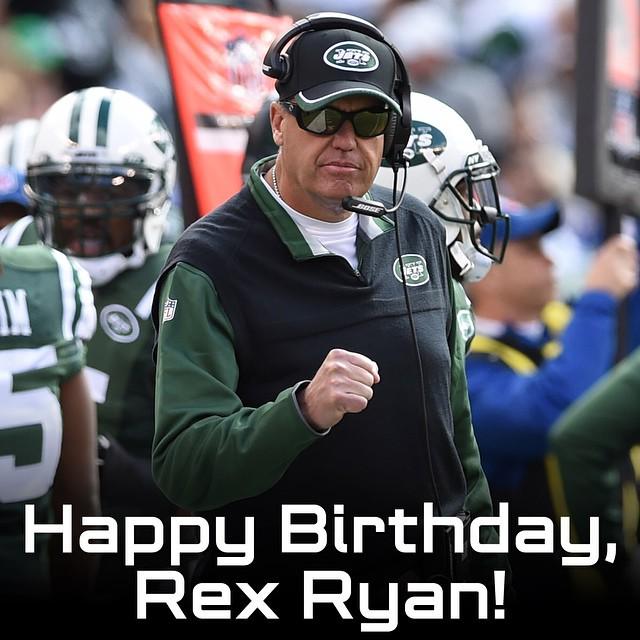 Double-tap to wish Rex Ryan a Happy Birthday! by nfl 
