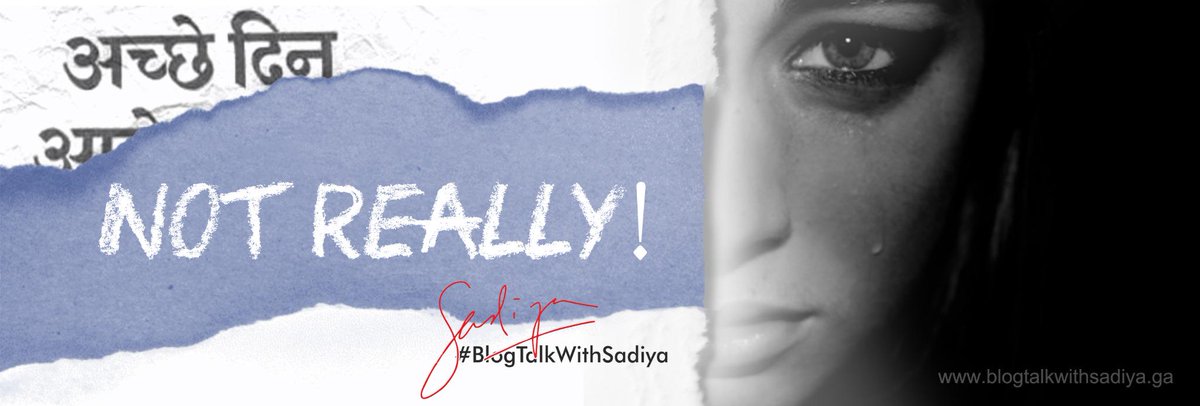 SadiyaShine's tweet photo. “Acche din?” Not really! #SaveYourWomen #BlogTalkWithSadiya #WordPress
http://t.co/Kis7aqY8UE http://t.co/JHLwwQMgfs