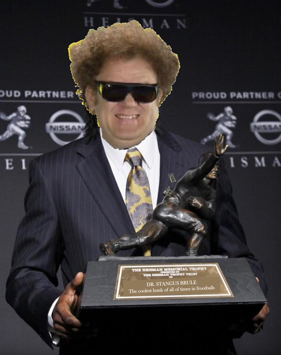 Buncha hunks tonight give me little plastic boy award for being a REAL cool guy name of Hreisman, who cares?