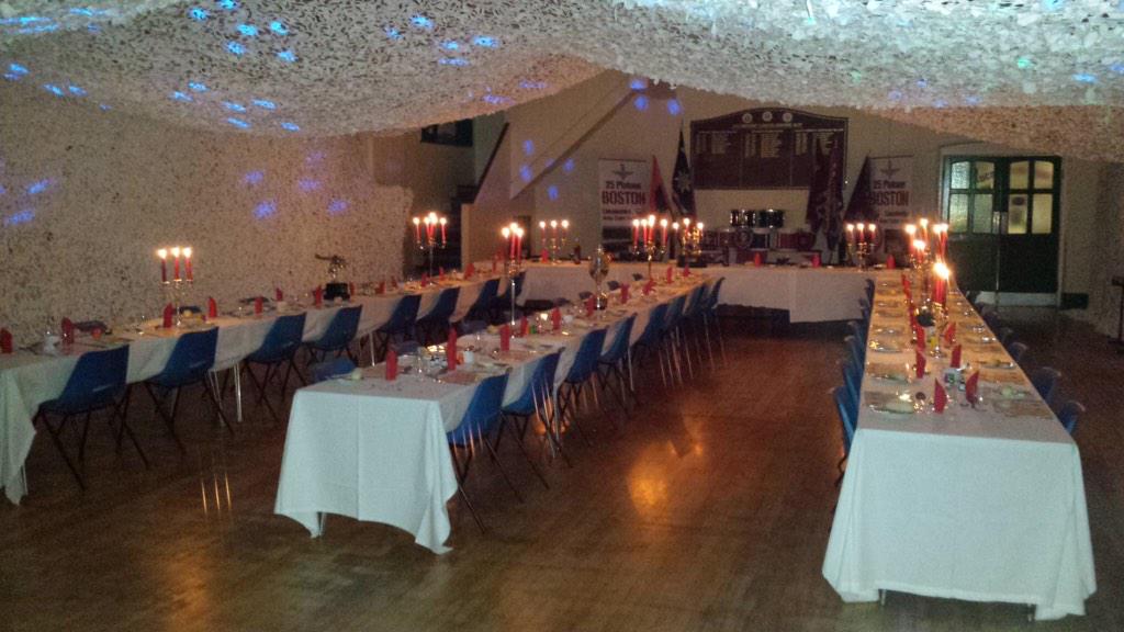 III Company Cadet NCO Dinner starts here. #LincsACF