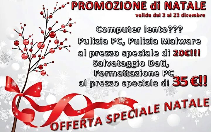 DatacorpIT's tweet photo. Non perdere La Promozione di Natale!!! http://t.co/bYpqSNNmgX