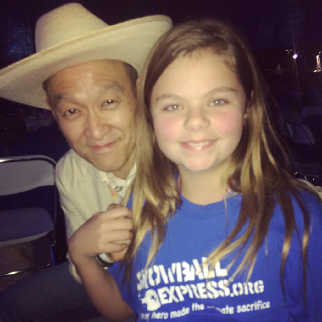 Imtipherific's tweet photo. Marlee Freedom & Mark from Highland are really enjoying the @GarySinise concert at @SnowballExpress #SBE2014 http://t.co/dqU4LRSL9J