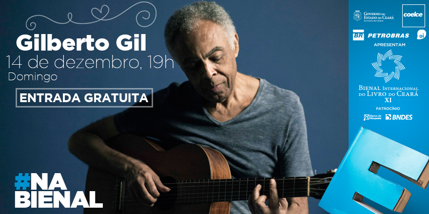 bienaldolivroce's tweet photo. Gilberto Gil cantará muitos sucessos #NaBienal. Venha se emocionar e cantar junto com a gente. Domingo, às 19h. http://t.co/y7m16jEUdO