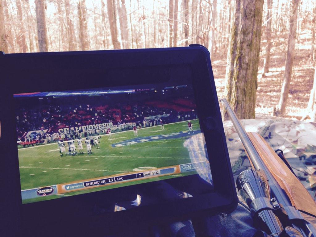 MoormanWhit's tweet photo. @GPBsports football and hunting #gpbcouchgating http://t.co/gGtBd6INeI