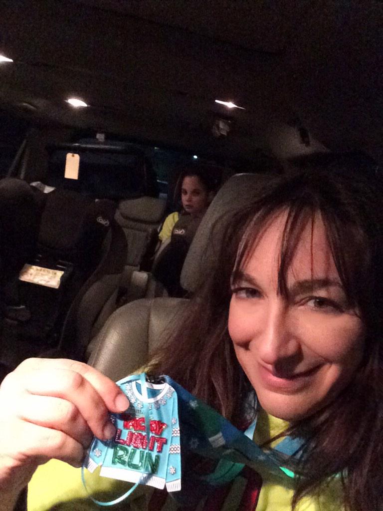 Awesome race, awesome medal. Thx @SportsBackers for a super fun event! <a href="/UnitedAthletics/">United Athletics</a> #nevertootacky #inclusion