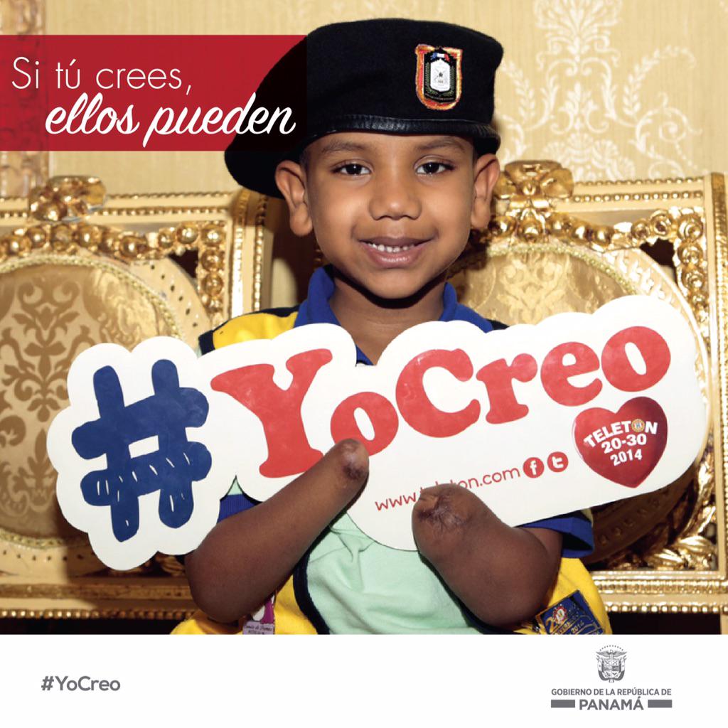 JC_Varela's tweet photo. Gracias Eduardito por contagiarnos a todos los panameños con tu alegría y optimismo.  #SiTuCreesEllosPueden http://t.co/N0QWy13Z4A